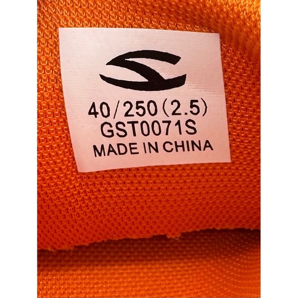 Hobibear Women size 40 US 9-9.5 Orange Canvas Lace Up Low Top Sneakers Barefoot - Picture 10 of 10